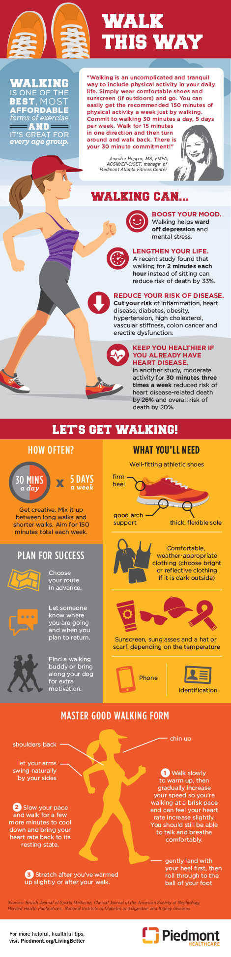 Learn About The Health Benefits Of Walking