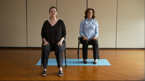Chair yoga: De-stress at your desk at work