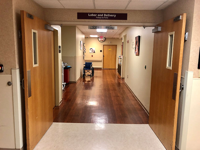 Image of the hospital's hallway