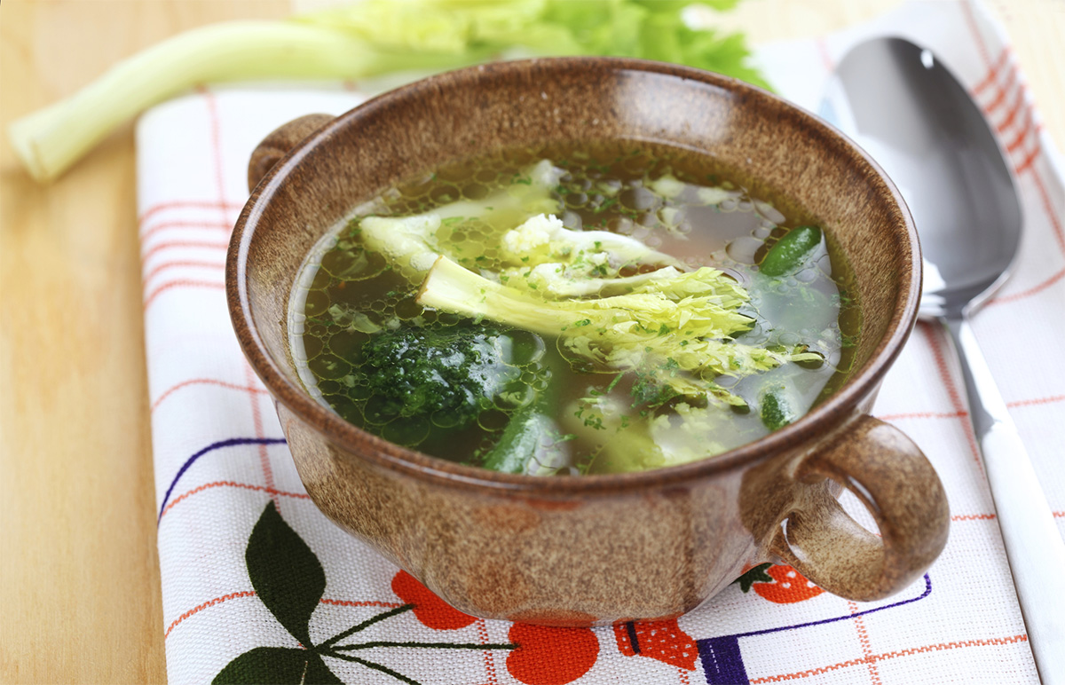 Gluten-free veggie coconut soup