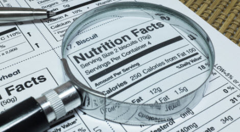 FDA Nutrition Facts label