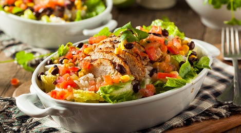 Southwest grilled chicken bowl