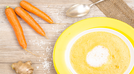 Spring carrot and ginger soup recipe