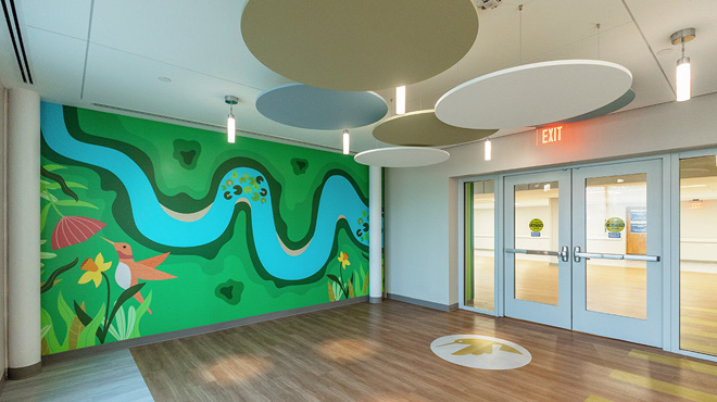 Bill and Olivia Amos Children’s Hospital Corridor Art