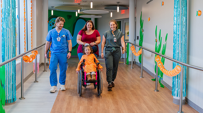 Bill and Olivia Amos Children’s Hospital Staff