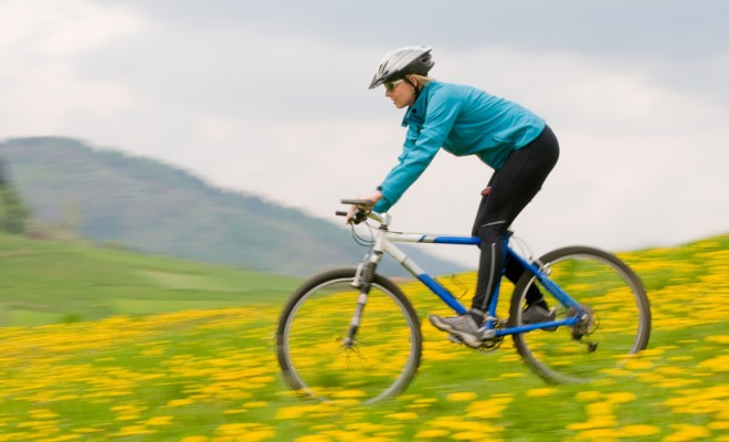 Mountain biking